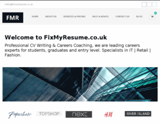 fixmyresume.co.uk screenshot