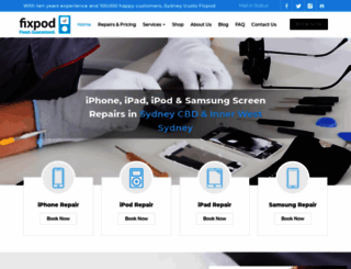 fixpod.com.au screenshot