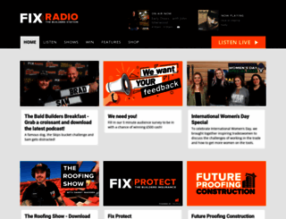 fixradio.co.uk screenshot