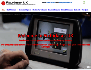 fixturlaser.co.uk screenshot