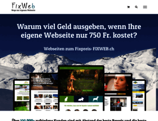 fixweb.ch screenshot
