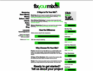fixyourmix.com screenshot