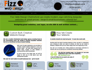 fizzwebdesign.co.uk screenshot
