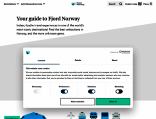 fjordnorway.com screenshot