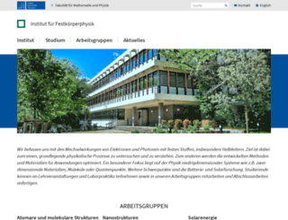 fkp.uni-hannover.de screenshot