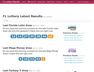 fl-lottery-results.com screenshot