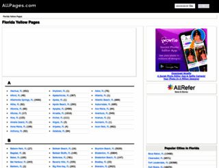 fl.allpages.com screenshot
