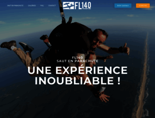 fl140-parachutisme.com screenshot