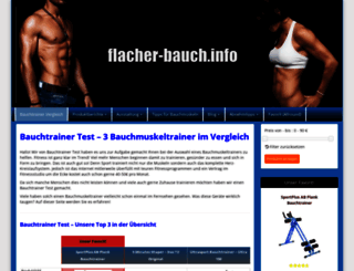 flacher-bauch.info screenshot