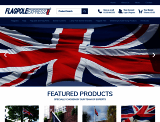 flagpoleexpress.co.uk screenshot