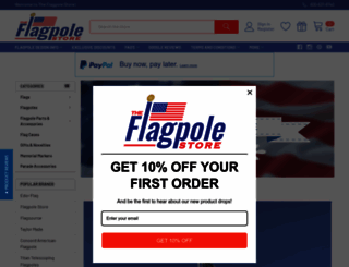 flagpolestore.com screenshot