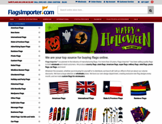 flagsimporter.com screenshot