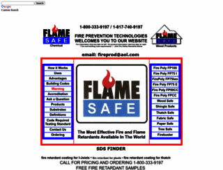 flame-safe.com screenshot