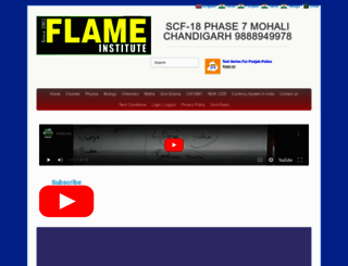 flameinstitute.com screenshot