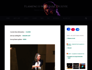 flamencoclass.wordpress.com screenshot