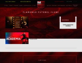flamengofc.com.br screenshot