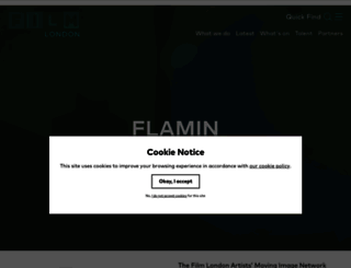 flamin.filmlondon.org.uk screenshot