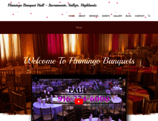 flamingobanquets.com screenshot