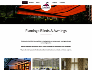 flamingoblinds.co.uk screenshot
