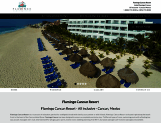 flamingocancunhotel.com screenshot