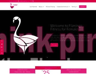 flamingofitness.com screenshot