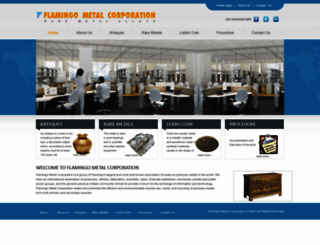 flamingometalcorporation.com screenshot