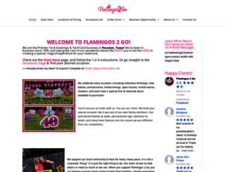 flamingos2go.com screenshot