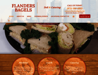 flandersbagels.com screenshot
