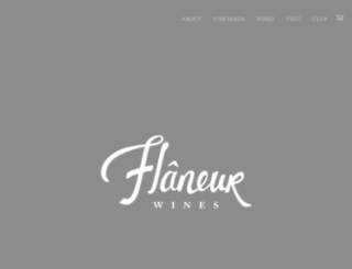 flaneurwines.com screenshot