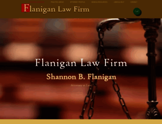 flaniganlawfirm.com screenshot
