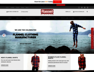 flannelclothing.com screenshot