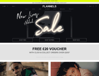 flannelsfashion.co.uk screenshot