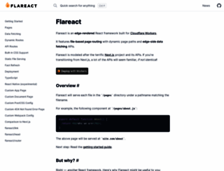 flareact.com screenshot