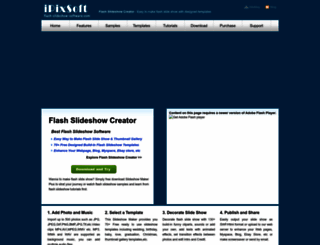 flash-slideshow-software.com screenshot