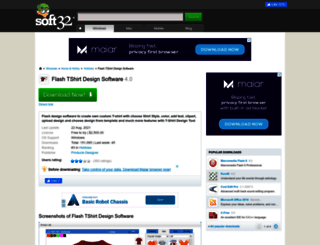 flash-tshirt-design-software.soft32.com screenshot