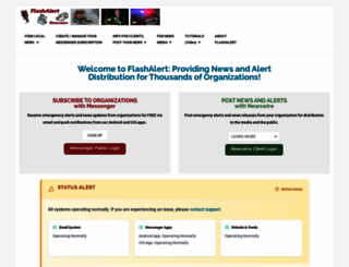 flashalert.net screenshot