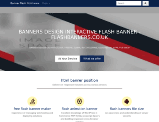 flashbanners.co.uk screenshot