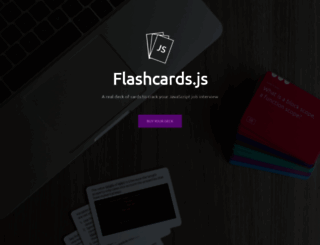 flashcardsjs.com screenshot