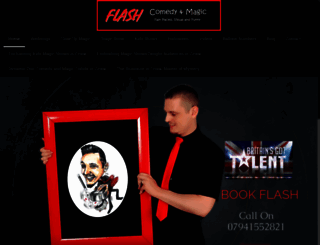 flashcomedyandmagic.co.uk screenshot