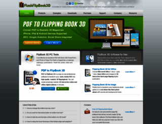 flashflipbook3d.com screenshot