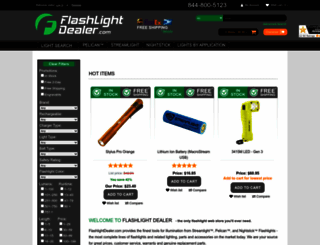 flashlightdealer.com screenshot