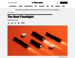 flashlightreviews.com screenshot