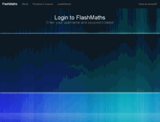flashmaths.co.nz screenshot