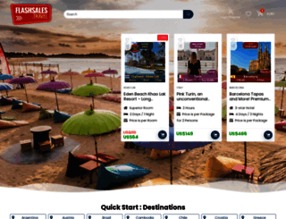 flashsales.travel screenshot