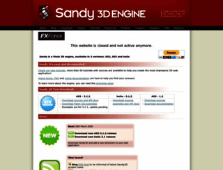 flashsandy.org screenshot