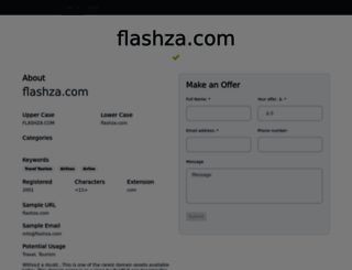 flashza.com screenshot