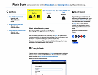 flaskbook.com screenshot