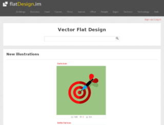 flatdesign.ucoz.com screenshot