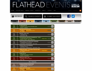 flatheadevents.net screenshot