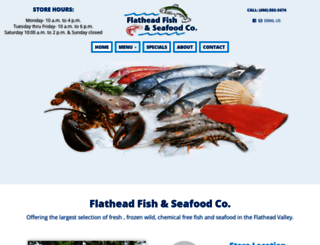 flatheadfishandseafood.com screenshot